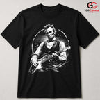 Abraham Lincoln Guitar T-Shirt Vintage Rock Band Music Unisex Graphic Tee