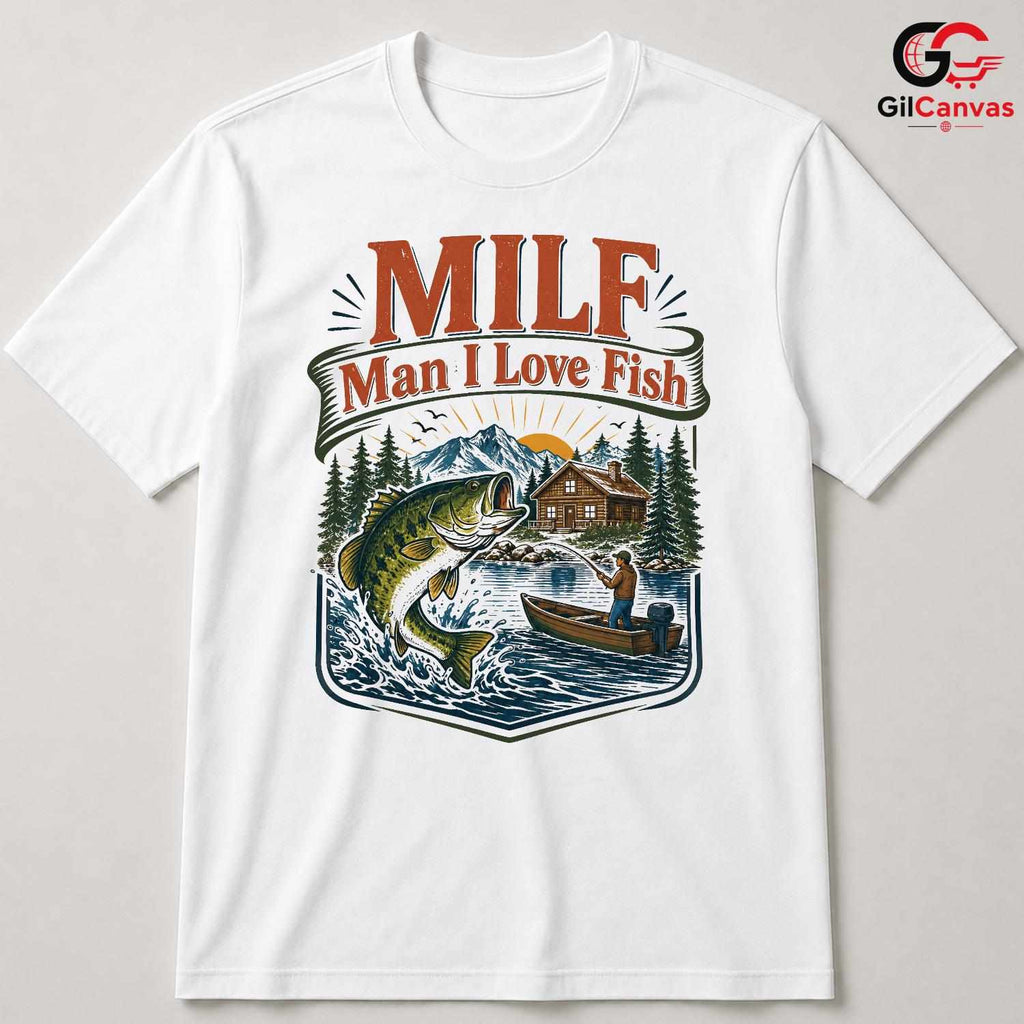 Bass Fishing Lover T-Shirt Men Women Fathers Day Perfect Angler Graphic Tee