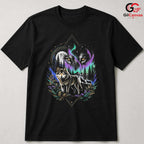 Black Forest Wolf Tee Shirt Nature Lover Camping Adventure Unisex Apparel