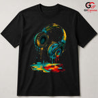 Colorful Music T-Shirt Unisex Teen Music Lover Fan Casual Graphic Apparel Shirt
