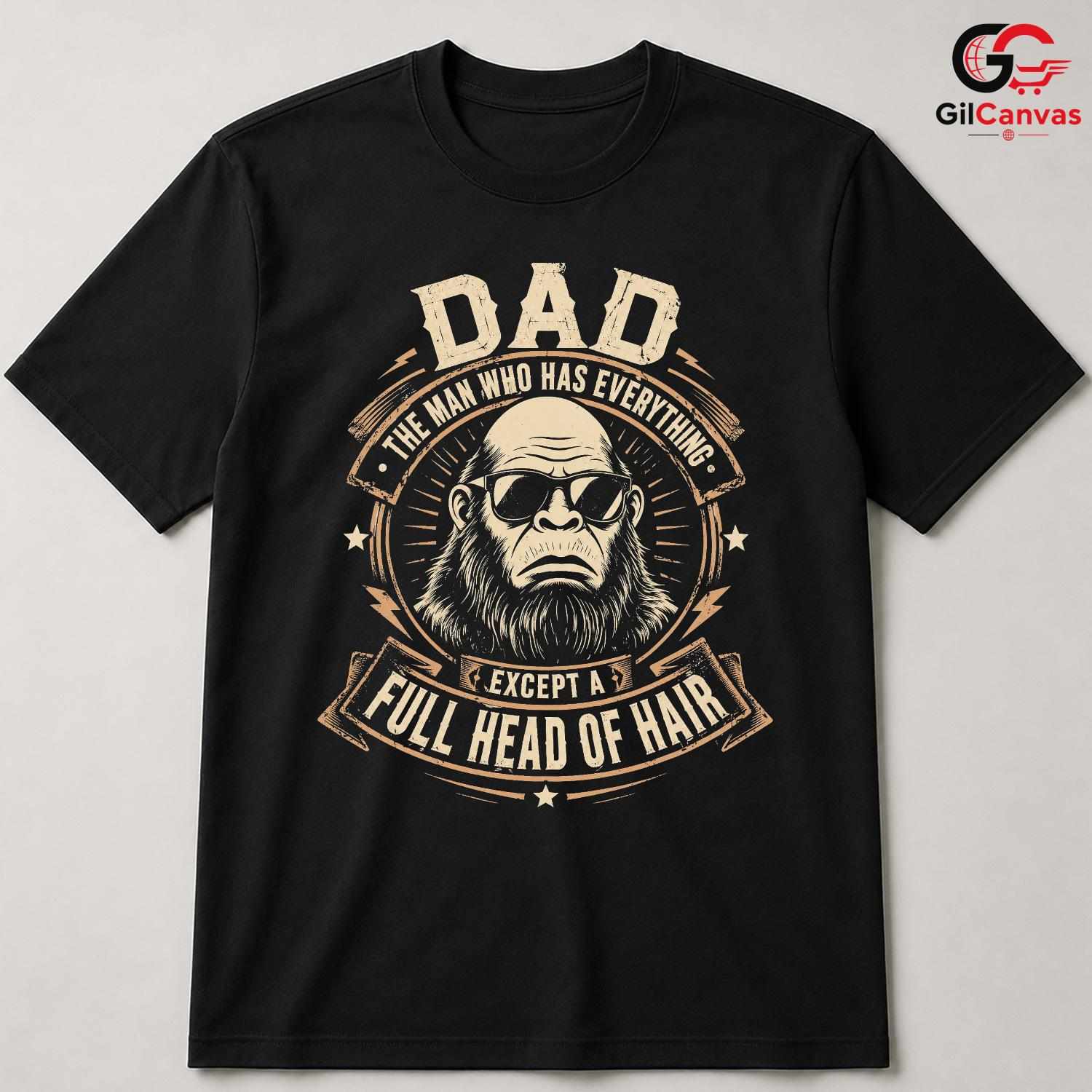 Cool Funny Fathers Day T-Shirt Humor Graphic Dad Gift Unisex Casual Apparel