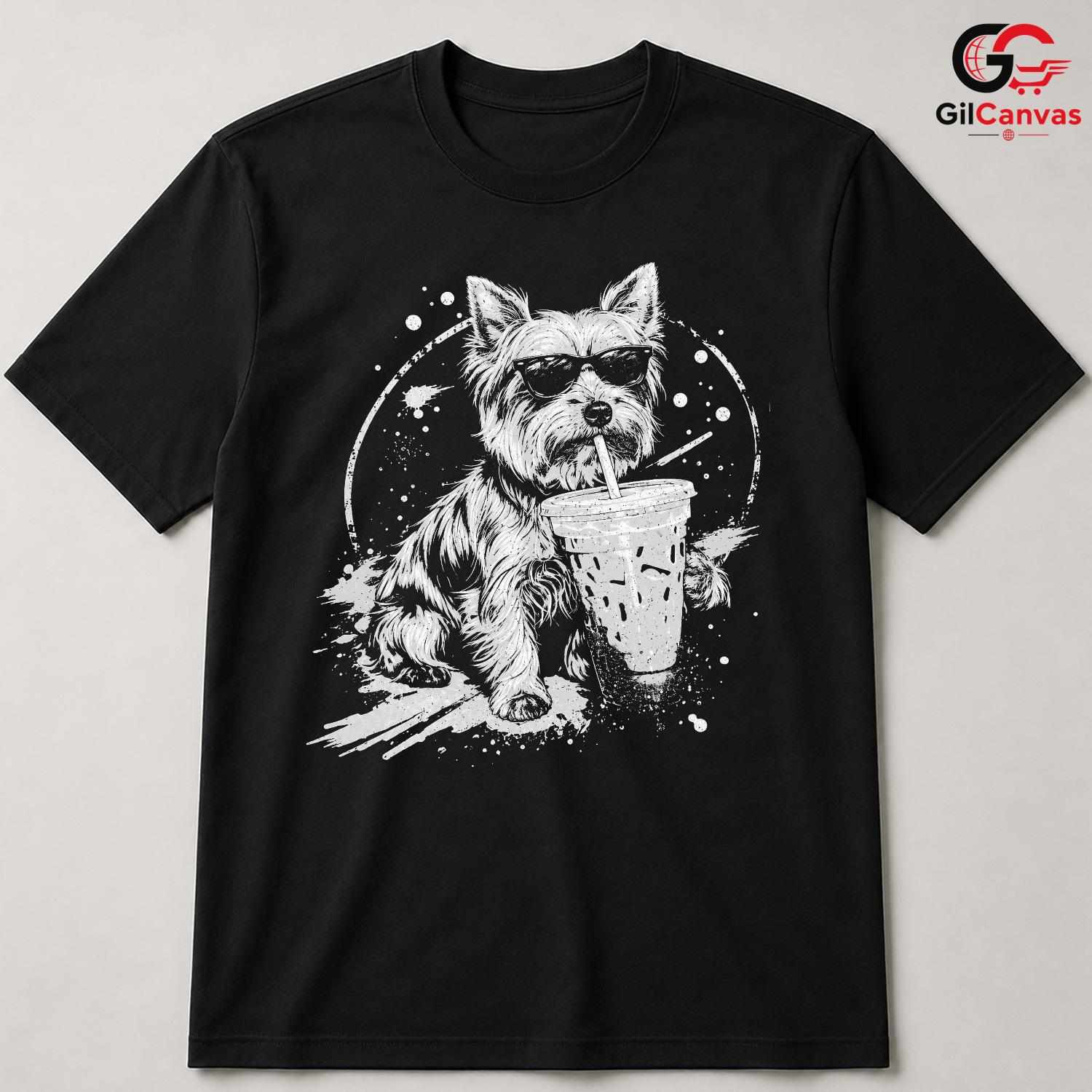 Cool Summer Dog Lover T-Shirt Pet Fun Graphic Design Unisex Casual Apparel