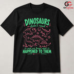 Cute Dinosaur Art Kids T-Shirt Fun Birthday Party Unisex Graphic Apparel