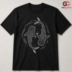 Cute Ocean Lover Shark T-Shirt Men Women Perfect Gift Occasion Marine Graphic