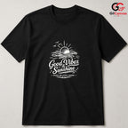 Good Vibes Sunset T-Shirt Summer Beach Trip Relaxation Unisex Graphic Tee