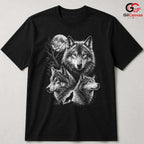 Halloween Wolf Graphic Tee Animal Nature Fan Perfect Gift Men Women Apparel