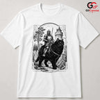Knight Black Cat T-Shirt Unisex Fantasy Art Adventure Lover Graphic Fun Tee