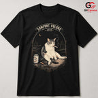 Retro Vintage Cool Cat T-Shirt Unisex Casual Wear Feline Lover Graphic Apparel Tee