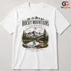 Rocky Mountains Elk Tee Shirt Outdoor Nature Adventure Unisex Graphic Apparel