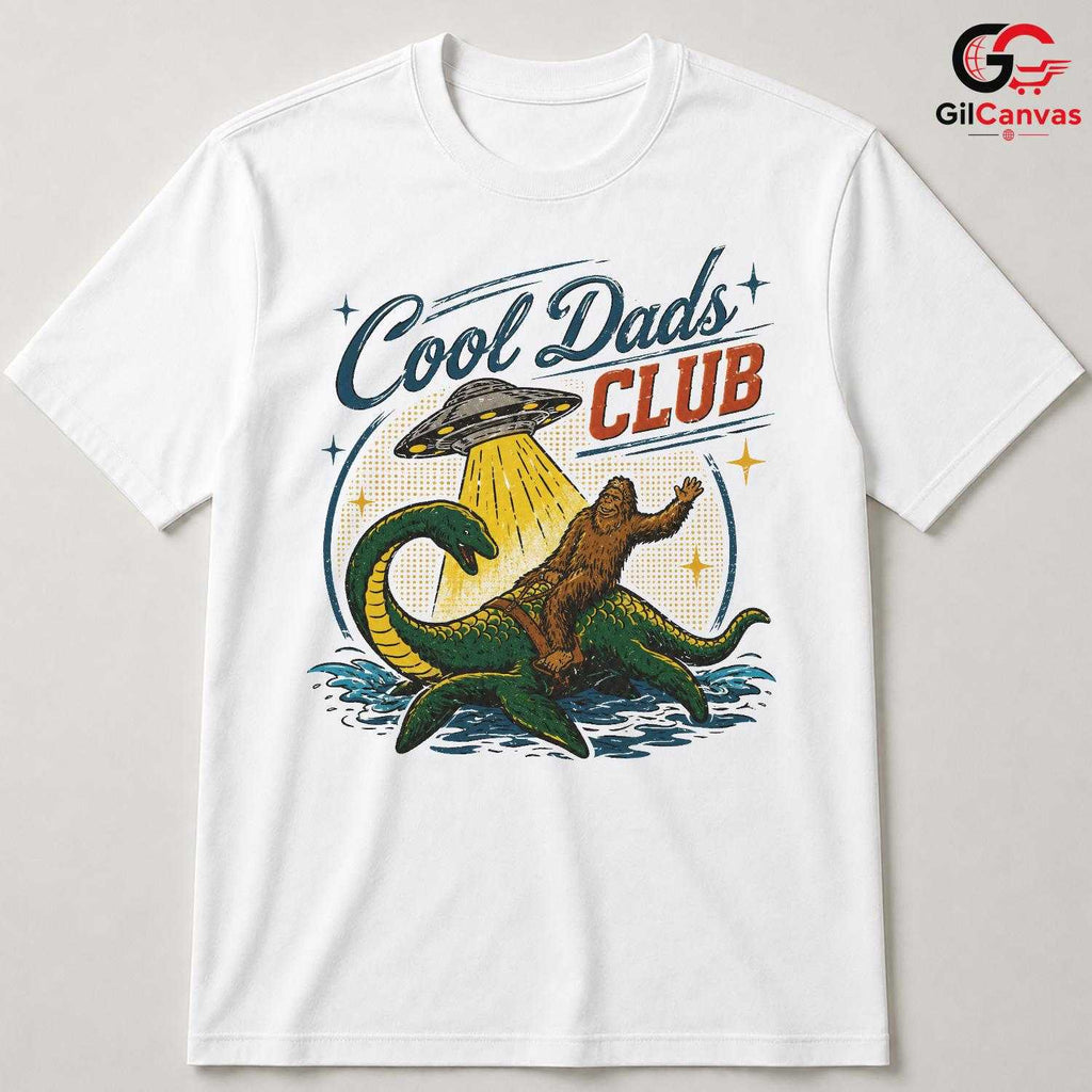 Sasquatch Sea Monster T-Shirt Unisex Funny Dad Gift Cool Creature Graphic Tee