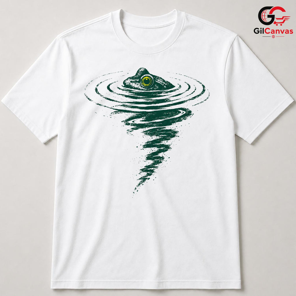 Spring Nature Frog T-Shirt Unisex Fun Design Casual Wear Amphibian Lover Tee