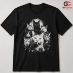 Stylish Cool Cat Graphic T-Shirt Feline Lover Event Unisex Casual Apparel