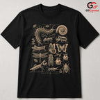 Vintage Insect Art Tee Shirt Butterfly Beetle Nature Lover Unisex Apparel