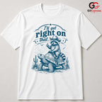 Western Cowboy Raccoon T-Shirt Men Women Animal Lover Casual Humorous Gift Tee