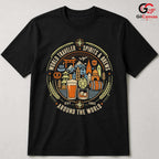 World Traveler Beer T-Shirt Unisex International Adventure Fun Graphic Apparel