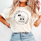 Cute Sheep Found T-Shirt Spring Celebration Custom Unisex Graphic Tee Gift