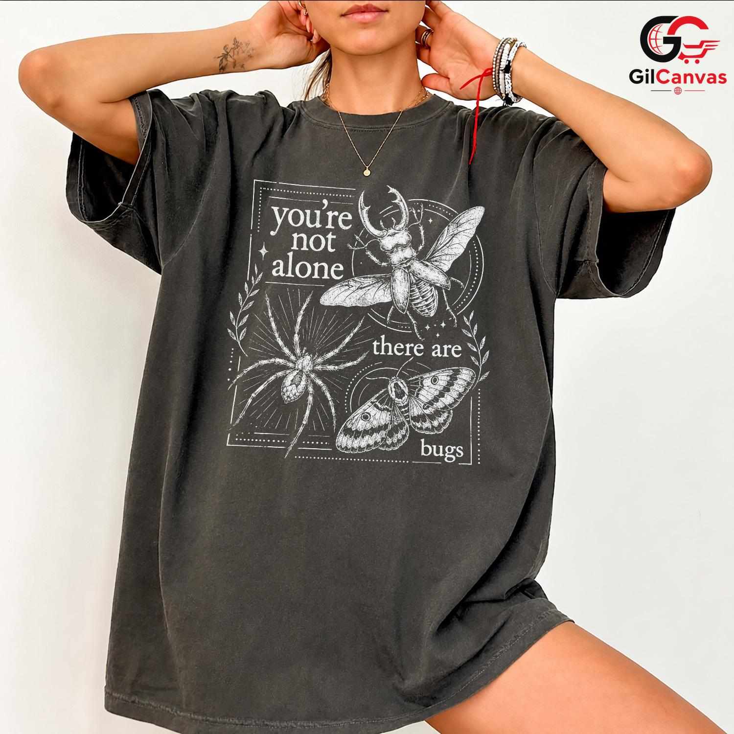 Funny Insect Nature T-Shirt Unisex Spider Moth Lover Entomology Graphic Shirt