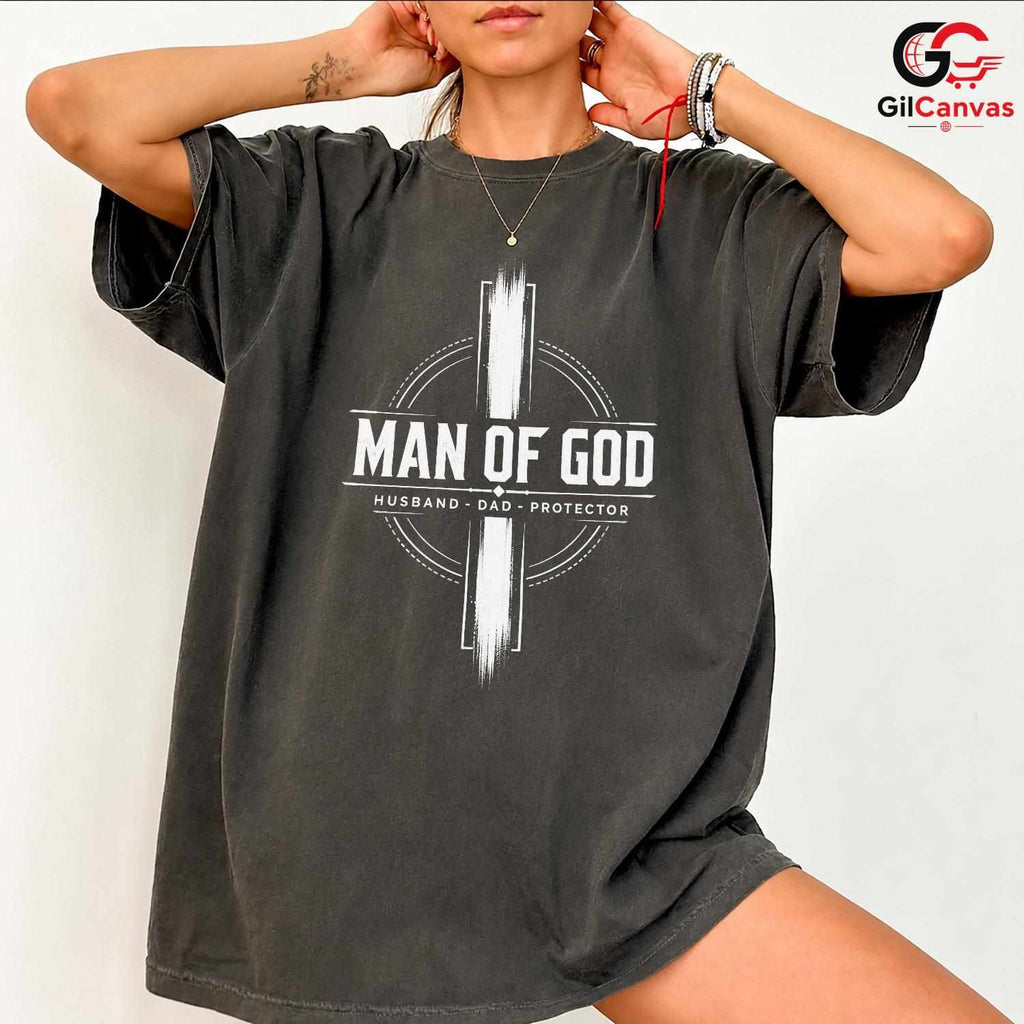 God Themed Custom Print T-Shirt Christian Holiday Gift Unisex Casual Wear