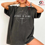 Jesus King Christian Faith Tee Unisex Everyday Spiritual Style Religious T-Shirt