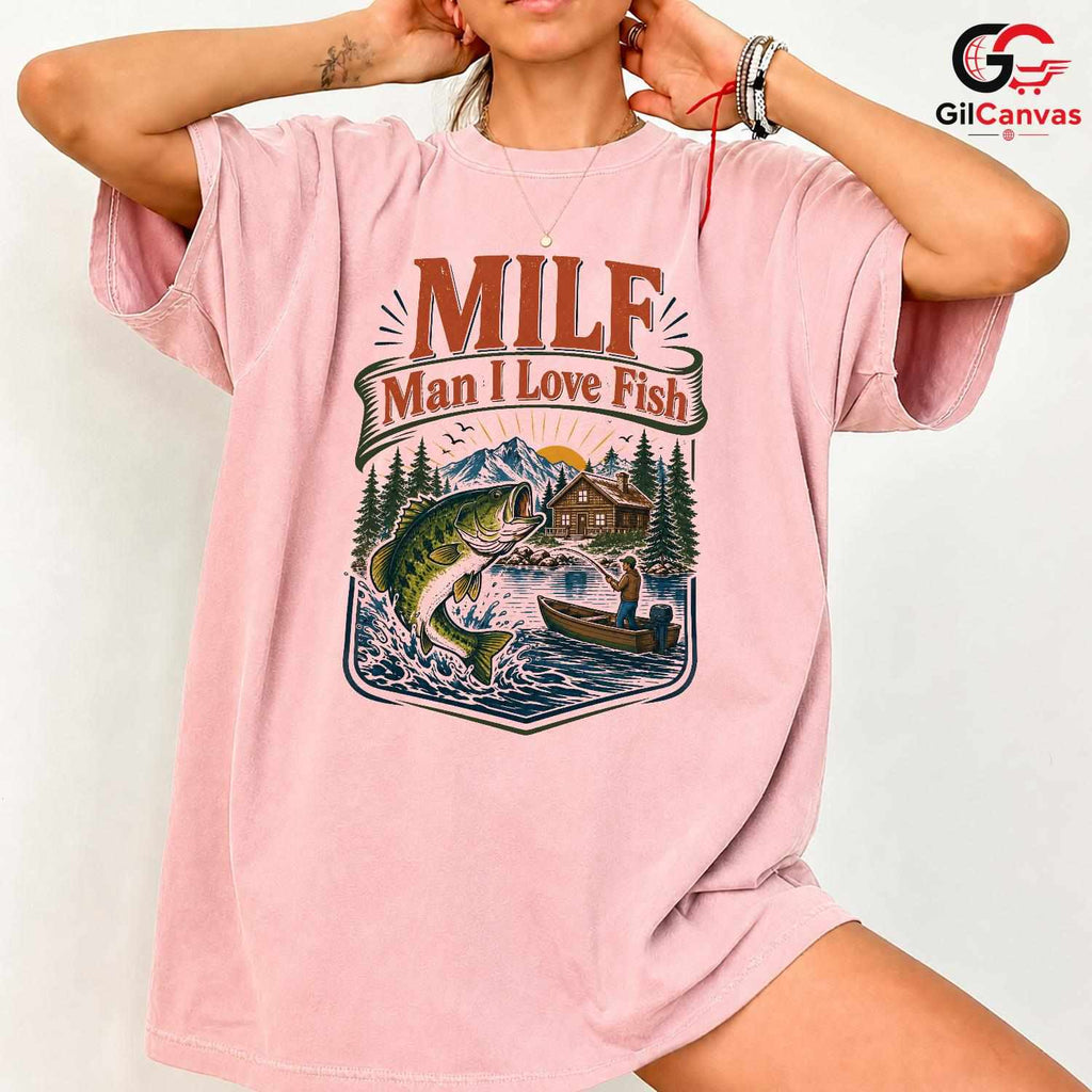 Bass Fishing Lover T-Shirt Men Women Fathers Day Perfect Angler Graphic Tee