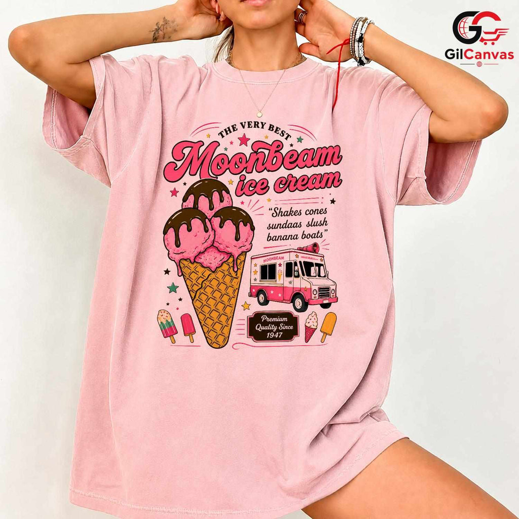 Best Ice Cream Cone T-Shirt Summer Fashion Kids Gift Unisex Graphic Apparel