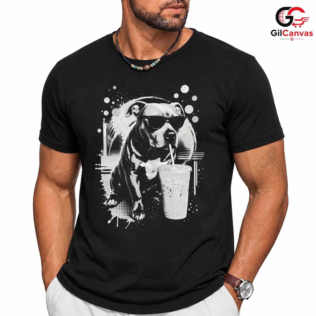 Cool Dog Graphic Party T-Shirt Pet Lover Casual Wear Unisex Graphic Apparel