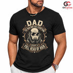 Cool Funny Fathers Day T-Shirt Humor Graphic Dad Gift Unisex Casual Apparel