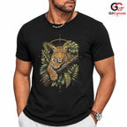Cool Leopard Animal Lover T-Shirt Jungle Adventure Unisex Graphic Tee Gift