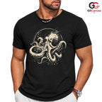 Custom Sea Life Octopus T-Shirt Ocean Lover Beach Wear Unisex Graphic Tee