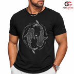 Cute Ocean Lover Shark T-Shirt Men Women Perfect Gift Occasion Marine Graphic