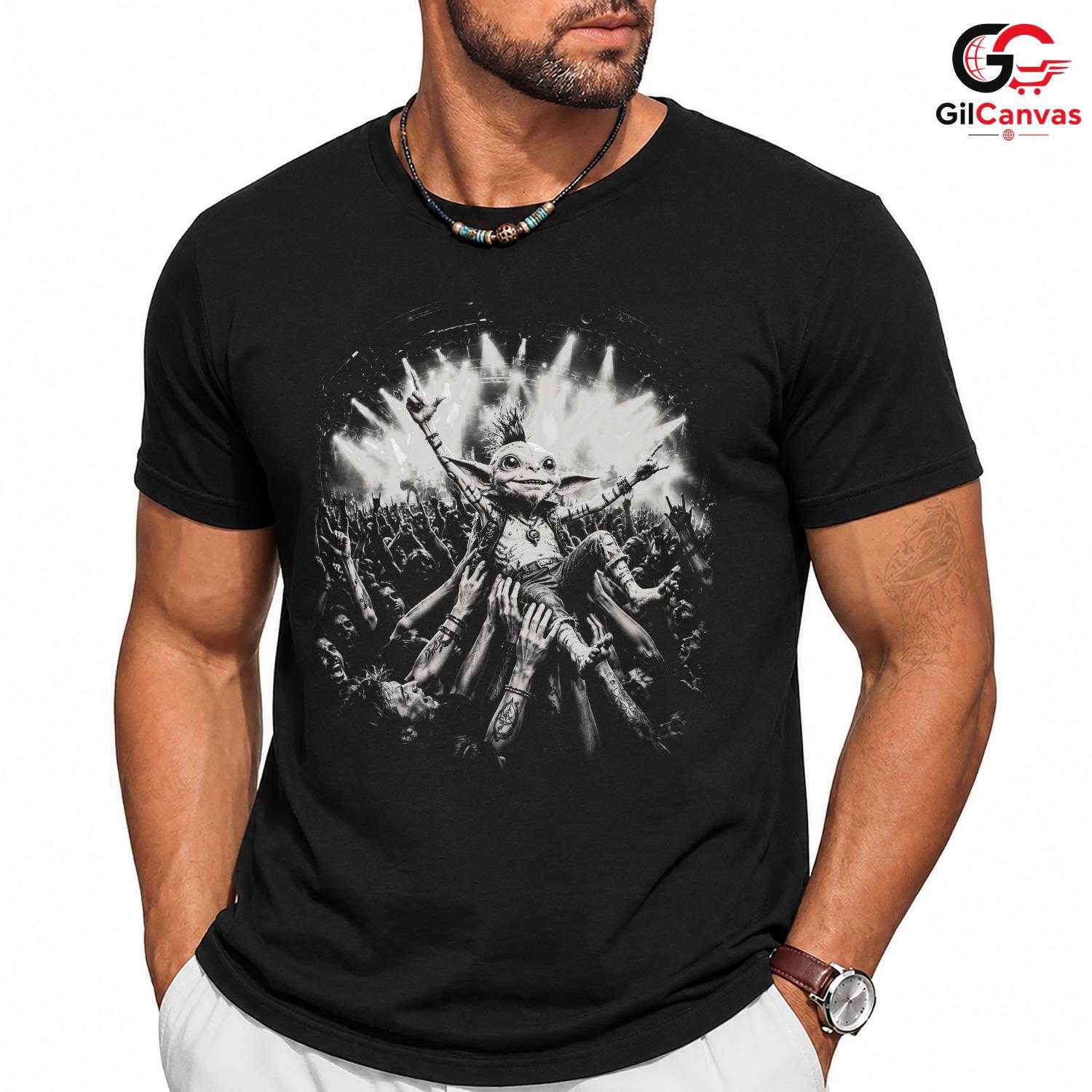 Graffiti Fantasy Rock T-Shirt Music Concert Lover Unisex Graphic Apparel