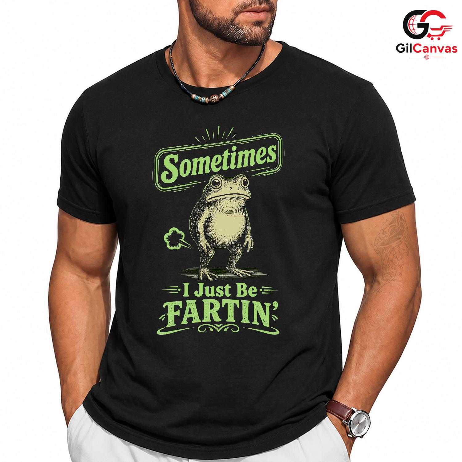 Humorous Nature Frog T-Shirt Men Women Perfect Casual Wear Animal Graphic Shirt