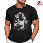 Stylish Cool Cat Graphic T-Shirt Feline Lover Event Unisex Casual Apparel