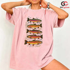 Vintage Eco Friendly Fish T-Shirt Nature Summer Adventure Unisex Apparel