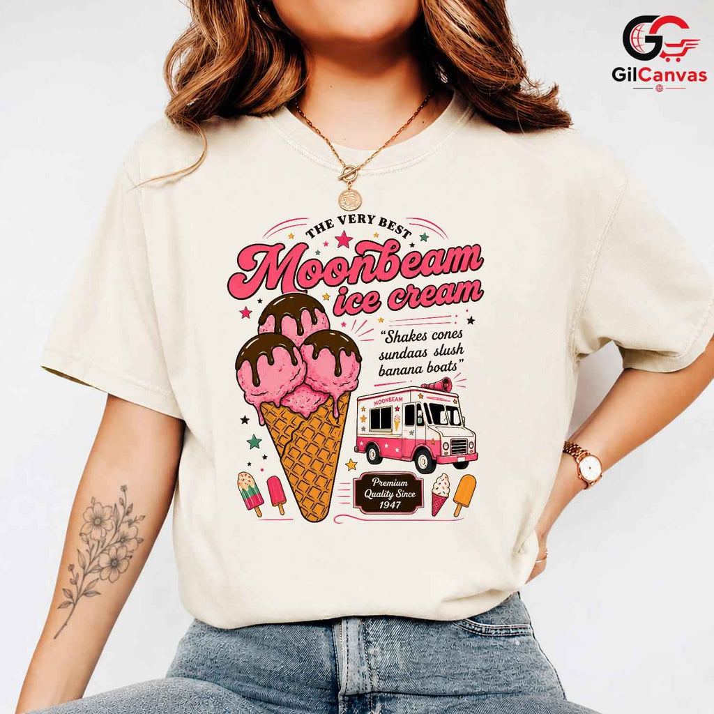 Best Ice Cream Cone T-Shirt Summer Fashion Kids Gift Unisex Graphic Apparel