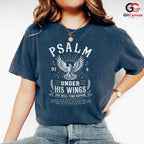 Christian Psalm Eagle T-Shirt Faith Based Religious Unisex Custom Apparel