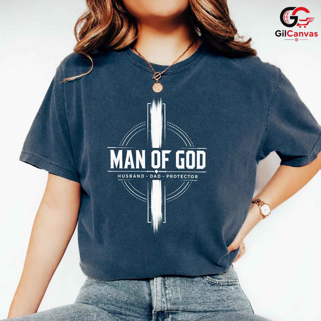 God Themed Custom Print T-Shirt Christian Holiday Gift Unisex Casual Wear