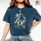 Mythical Bigfoot Halloween T-Shirt Nature Adventure Lover Unisex Graphic Tee