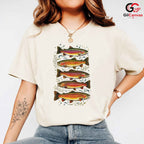 Vintage Eco Friendly Fish T-Shirt Nature Summer Adventure Unisex Apparel