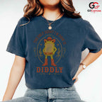 Western Cowboy Frog T-Shirt Men Women Animal Lover Country Theme Fun Tee Gift