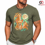 Chihuahua Howling Moon T-Shirt Unisex Unique Dog Lover Gift Perfect Graphic Shirt