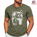 Cool Dog Graphic Party T-Shirt Pet Lover Casual Wear Unisex Graphic Apparel