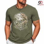 Fun Dinosaur Halloween T-Shirt Unisex TRex Triceratops Party Gift Kids Graphic