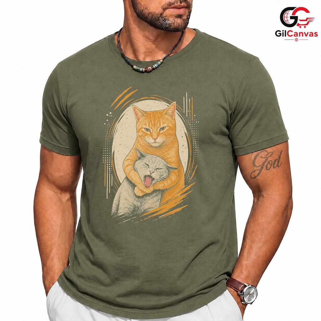 Funny Cat Awareness T-Shirt Men Women Cute Feline Graphic Pet Lover Fun Shirt