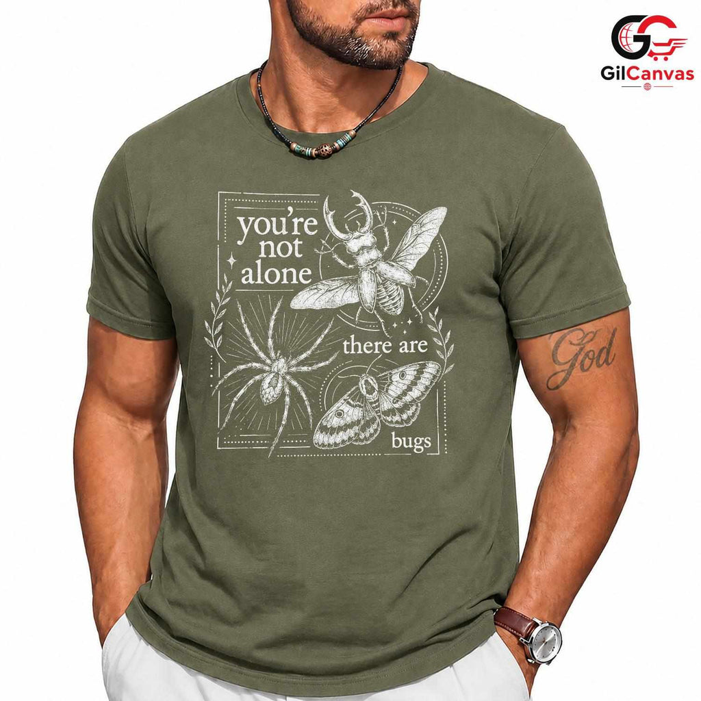 Funny Insect Nature T-Shirt Unisex Spider Moth Lover Entomology Graphic Shirt