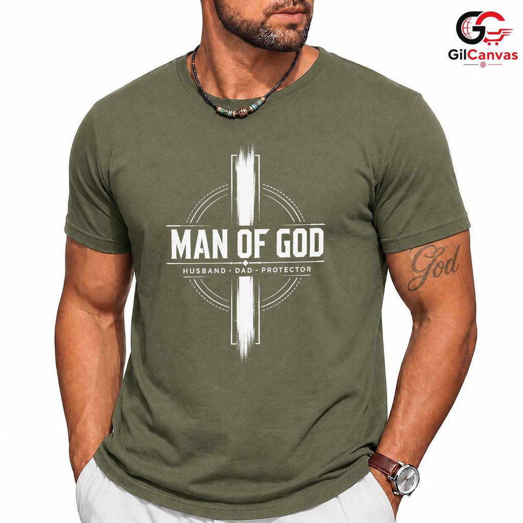 God Themed Custom Print T-Shirt Christian Holiday Gift Unisex Casual Wear