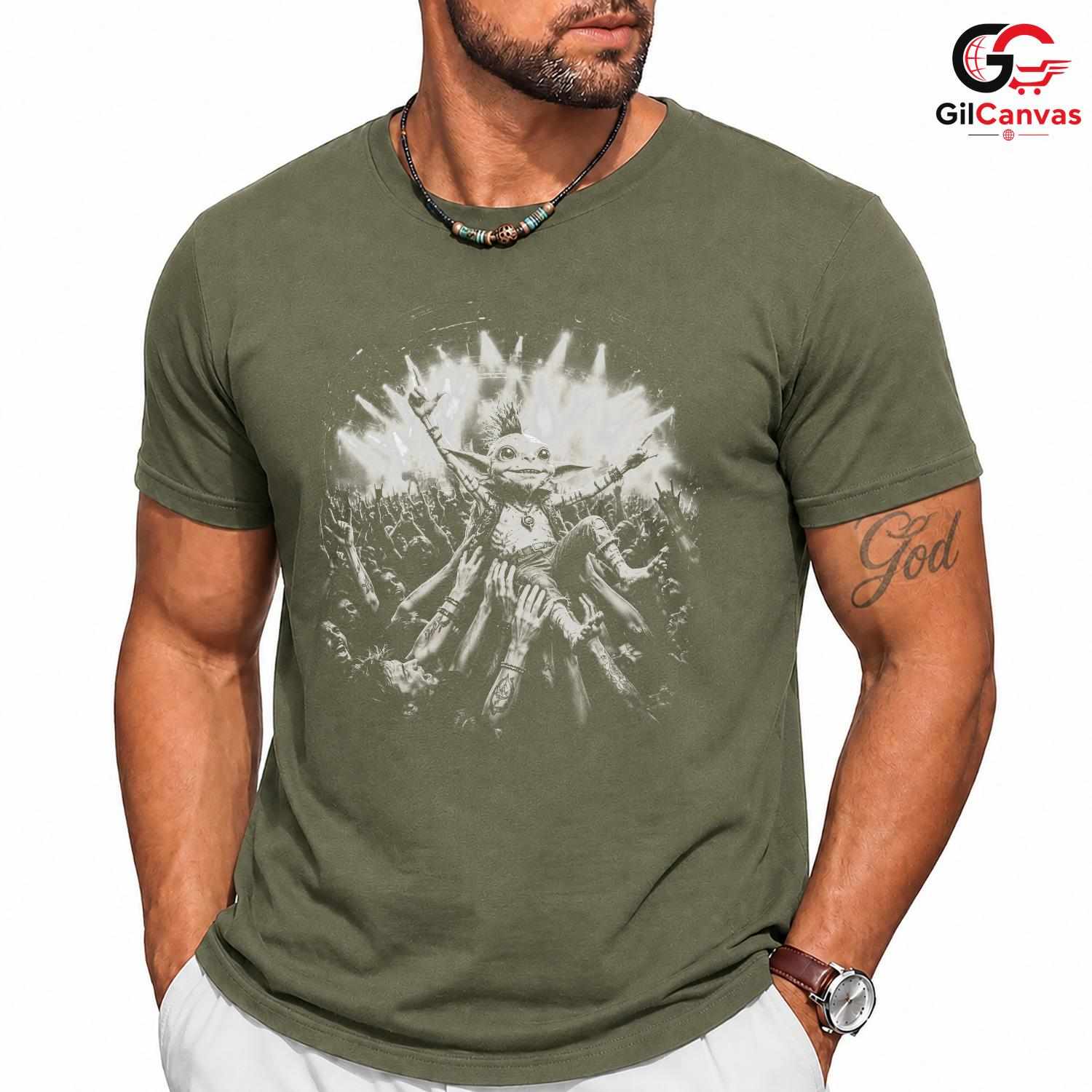 Graffiti Fantasy Rock T-Shirt Music Concert Lover Unisex Graphic Apparel