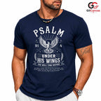 Christian Psalm Eagle T-Shirt Faith Based Religious Unisex Custom Apparel