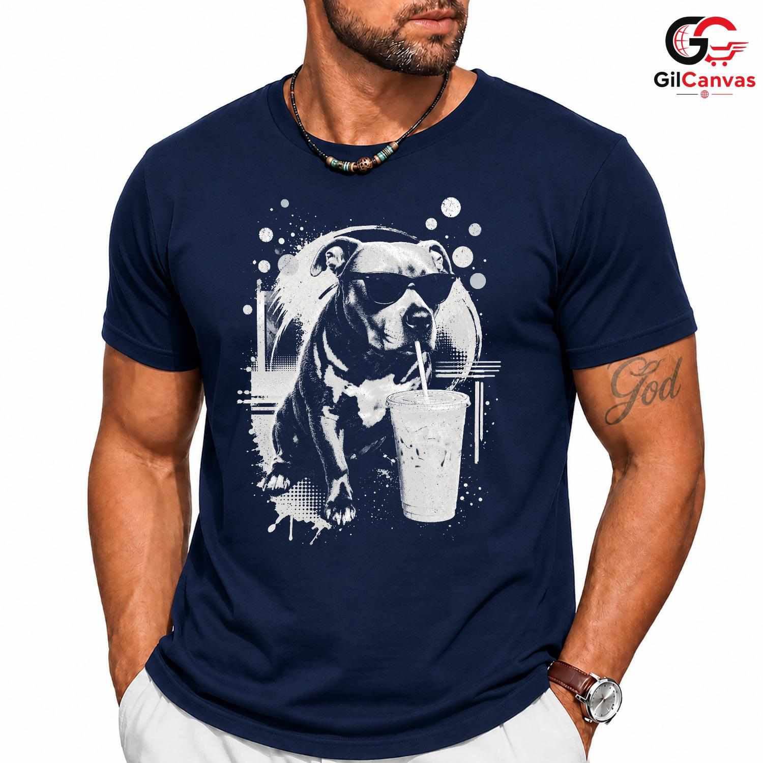 Cool Dog Graphic Party T-Shirt Pet Lover Casual Wear Unisex Graphic Apparel