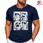 Cool Fun Shark Summer T-Shirt Party Graphic Design Unisex Casual Apparel